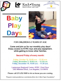 baby play days flyer image