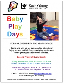 baby play days flyer image